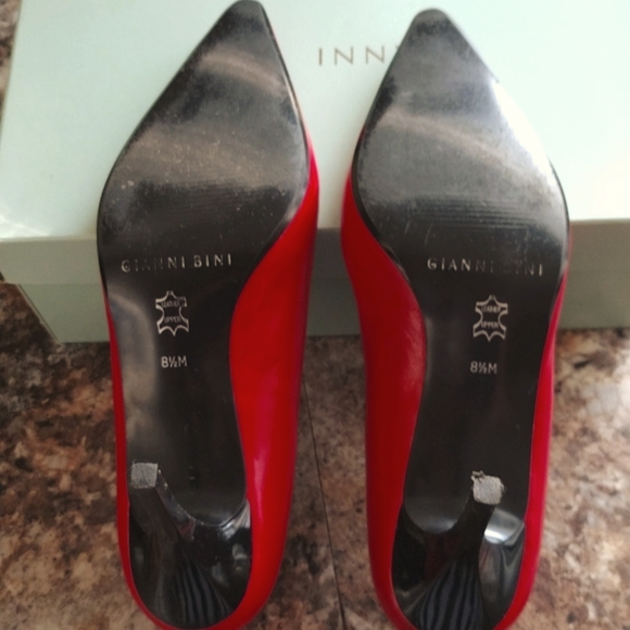 🔥HOST PICK🔥 Gianni Bini Candy 🍎 Red leather  👠 - Picture 8 of 13